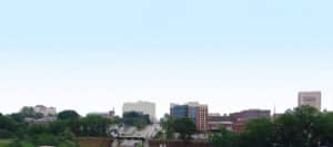 Spartanburg SC Skyline Photo